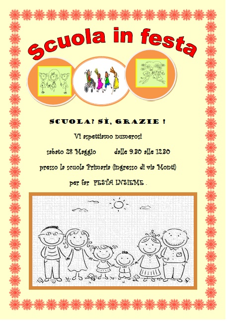 invito festa scuola